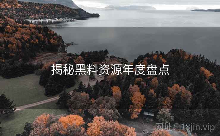 揭秘黑料资源年度盘点